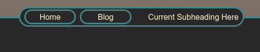 Initial navigation bar prototype
